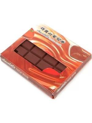 Zenvia Isırılmış Çikolata Tasarımlı Kokulu Not Defteri