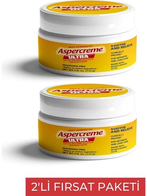 Süper Aspercreme Ultra Masaj Kremi 2 Adet