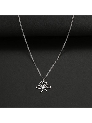 kuyumcudan Zarif Higan Gümüş Kolye - V189