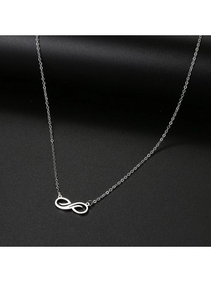 kuyumcudan Sonsuzluk Gümüş Kolye - V172