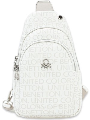 Benetton BNT_1766 28,5X16,5X6 Çapraz Beyaz Kadın Çanta