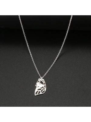 kuyumcudan Sevimli Köpek Gümüş Kolye - V166