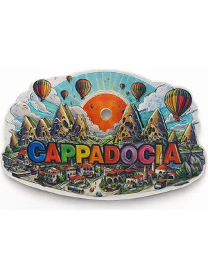 Venüs Shopping Kapadokya Temalı Silikon Buzdolabı Magneti Model 4