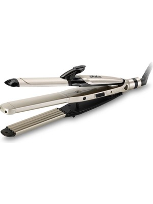 Go İthalat 3in1=düzleştirici-Maşa-Gofre Saç Düzleştirici - Şekillendirici Makine Seramik Kaplama 360 Derece Kablo SHD-7046 (5491)