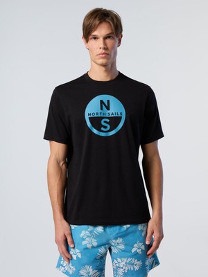 North Sails Regular Fit Logo Baskılı %100 Pamuk Bisiklet Yaka Tişört