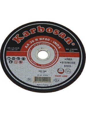 Go İthalat Inox Metal Kesici Disk 180MMX1.9X22 (5491)
