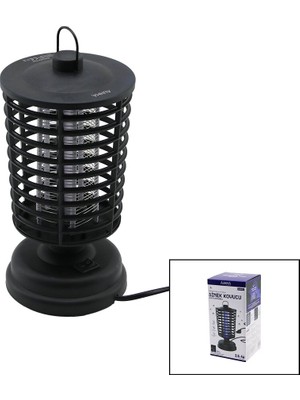 Go İthalat Auhma Mosquıto Trap Aqm-02 Sinek Cız Öldürücü Makine Fener Modeli Masa Üstü - Askı Halkalı 3.6-4W 12X21.5CM (5491)