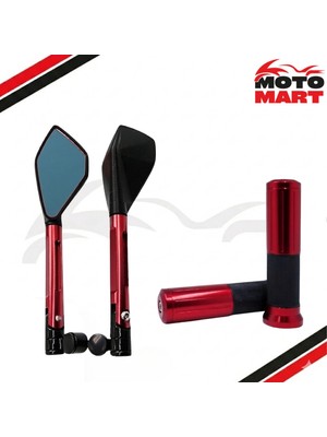 Bajaj Dominar 400 Aksesuar Seti-Kırmızı -MA08029