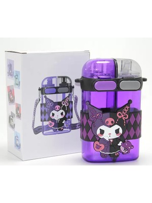 Store Mania Ieg™ Kuromi Figürlü Çift Bölmeli Pipetli Suluk