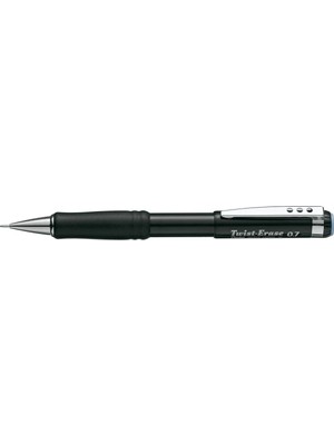 Pentel Versatil Kalem (Mekanik Kurşun Kalem) Twist Metal Klipsli Büyük Boy Silgili 0.7 Mm Qe517-Ax