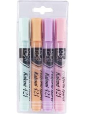 Picador Pastel Highlighter Fosforlu Kalem Karışık Renk 421 (4 Lü Paket)