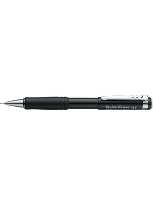 Pentel Versatil Kalem (Mekanik Kurşun Kalem) Twist Metal Klipsli Büyük Boy Silgili 0.5 Mm Qe515-Ax