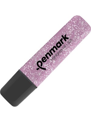 Penmark Fosforlu Kalem (İşaret Kalemi) Metalik Simli Gül Pembe HS 505 15 (10 Lu Paket)