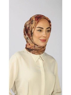 Lo'cella Pamuklu Soft Eşarp 4554-7 Camel