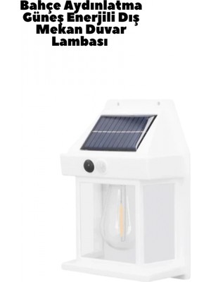MiraLive Güneş Enerjili Duvar Lambası BK888