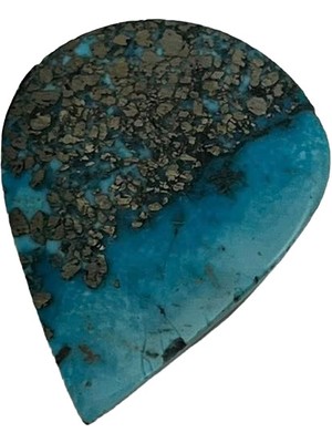 Hasyılmaz Doğal Iran Nişabur Firuze (Turkuaz) Taşı 39,5 Karat - 7,85 Gram T163