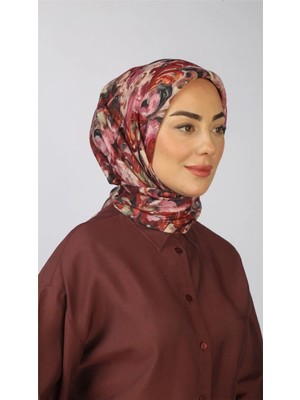 Lo'cella Pamuklu Soft Eşarp 4553-7 Pembe