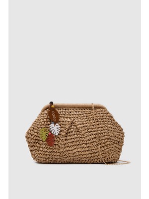 Oggo Hasır Midium Clutch & Çapraz Çanta