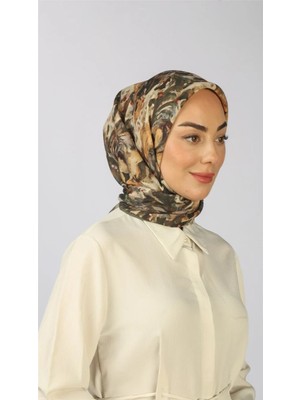 Lo'cella Pamuklu Soft Eşarp 4553-3 Yeşil