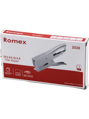 Go İthalat Pense Model Çelik Zımba Makinesi 24 /6-8 - 26 /6-8  56MM 100-150PCS Tel Hazne 2-45 Sayfa= 80GR (5491)