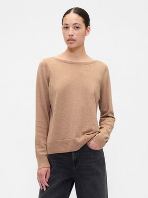 Gap 791281000 V-Bella Boatneck Kadın Kazak