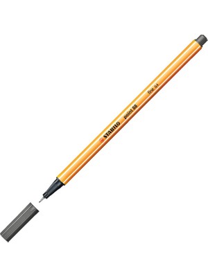 Stabilo Fineliner Point 88 İnce Keçe Uçlu Kalem 88 Point 0.4 Mm Koyu Gri 88/96 (10 Lu Paket)