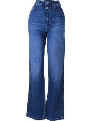 Trender 26YH27000004 Mavi Kadın Jean Pantolon 7850