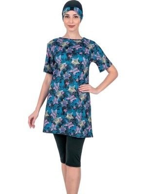 Amora Fancy Clothing Fantasy 3367 Kadın Kısa Kol Taytlı Mayo