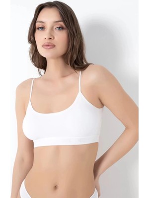 Amora Fancy Clothing G-Box 940 Bayan Bambu Ince Askılı Pedli Büstiyer
