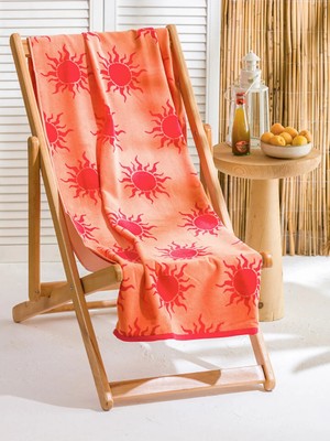 LC Waikiki Lcw Accessorıes Güneş Baskılı Kadın Plaj Havlusu