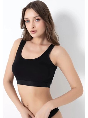 Amora Fancy Clothing G-Box 941 Bayan Bambu Kalın Askılı Pedli Büstiyer