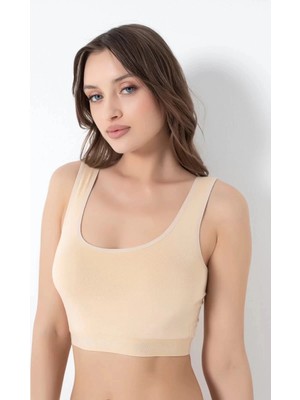 Amora Fancy Clothing G-Box 941 Bayan Bambu Kalın Askılı Pedli Büstiyer