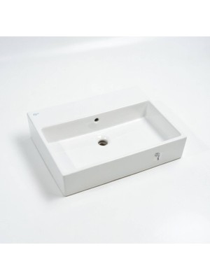 Ideal Standard - Plain 60X42 cm Tezgah Üstü Lavabo, Bataryalı-Bataryasız Kullanım Outlet - Z250701-