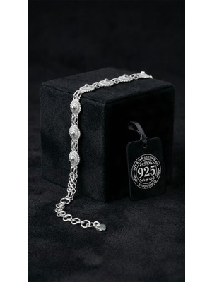 Erdobia 925 Ayar Geleneksel Telkari El Işi Midyat Bereket Serisi Kişniş Gümüş Bileklik