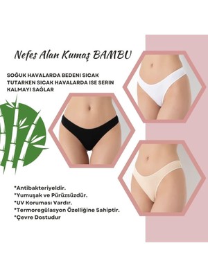 Amora Fancy Clothing G-Box 936 Bayan Bambu 3'lü String