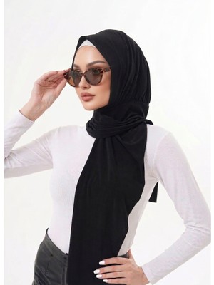 Alivascarf Pratik Hazır Çıtçıtlı Büzgülü Tesettür Şal