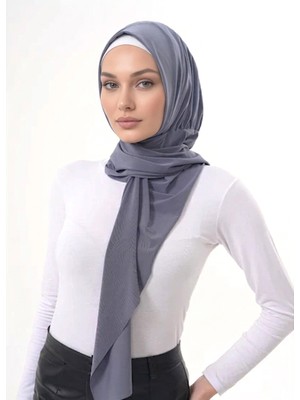 Alivascarf Pratik Hazır Çıtçıtlı Büzgülü Tesettür Şal