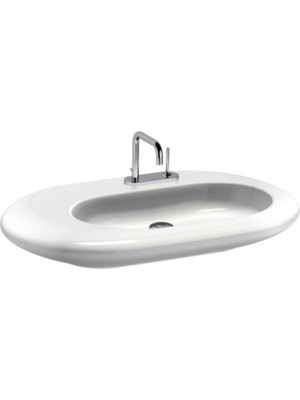 Ideal Standard - Simply U Natural Tezgan Üstü Lavabo Çift Delikli Outlet - T017001-