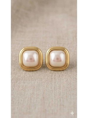 Bella Kadın Baget Inci Paslanmaz Çelik Küpe