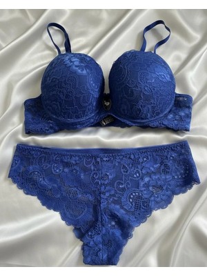 Bella Dantelli Destekli Tam Dolgulu Sütyen Takımı