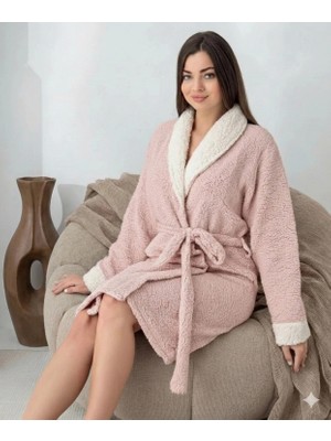 Amora Fancy Clothing Boyraz 0046 Kadın Sharpi Welsolf Sabahlık