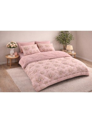 Arma Concept Çift Kişilik Lüx Çift Taraflı Welsoft Pufidik Silikon Yorgan 195X215 + 2 Adet Yastık Kılıfı