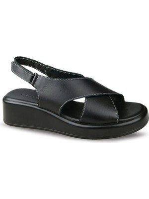 Ceyo 0090 Kadın Sandalet - Siyah