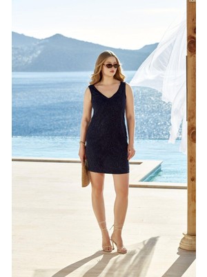 Cossy By Aqua Kadın Lacivert Elbise 26782