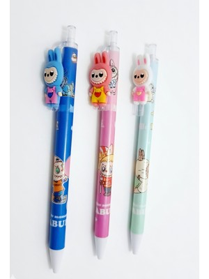 Dogadastore Labubu 0,7 Uçlu Versatil Kalem 3 Adet