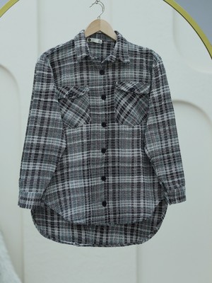 Modamorfo Kapaklı Cepli Tüvit Gömlek   -Mint