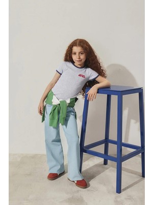 Mavi M7010036-84473 Lory Bleached Kız Çocuk Jean Pantolon Açık Mavi