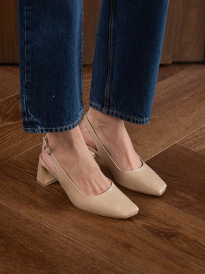 Ece'nin Butiği Sable Ten    Topuklu Ayakkabı