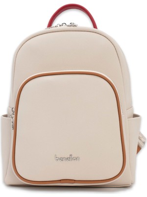 Benetton BNT_1807 27X22X9 Sirt Bej Kadın Çanta