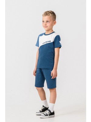 U.S. Polo Assn. Erkek Garson Bermuda Takım - K. Indigo